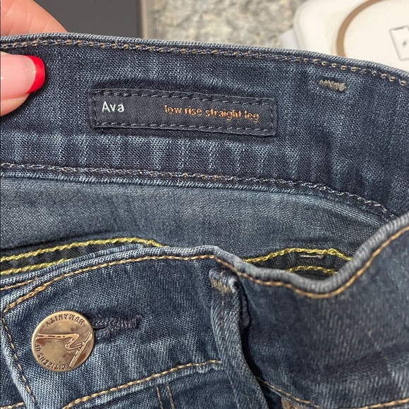 Citizens of Humanity Women’s Size 26 Ava Low Rise Straight Jean Cotton Vintage - Picture 5 of 14